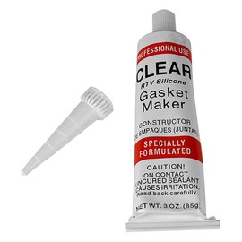 Construct Pro 100% RTV Clear Silicone Sealant 3oz Tube