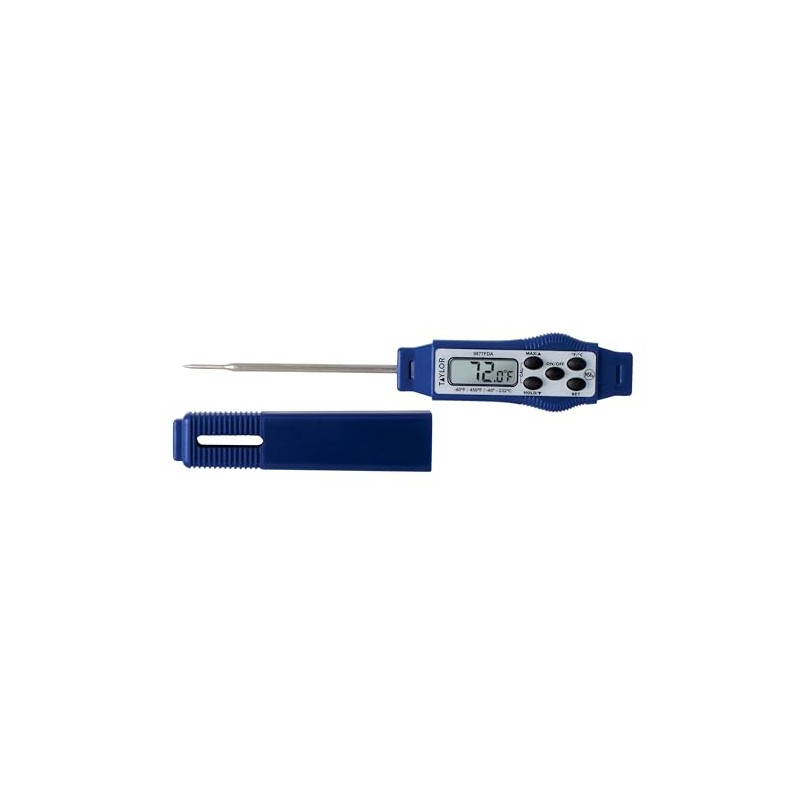 Taylor 9877FDA - Termómetro digital compacto e impermeable para alimentos,