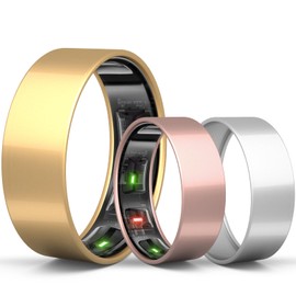 sylacor Ring Cover Compatible with Oura Ring Gen 4/Oura Gen 3, Durable Scratch-Resistant TPU Protecter for Women Men for Gym and Working Out (Gold+Silver+Rosegold, Size 9)