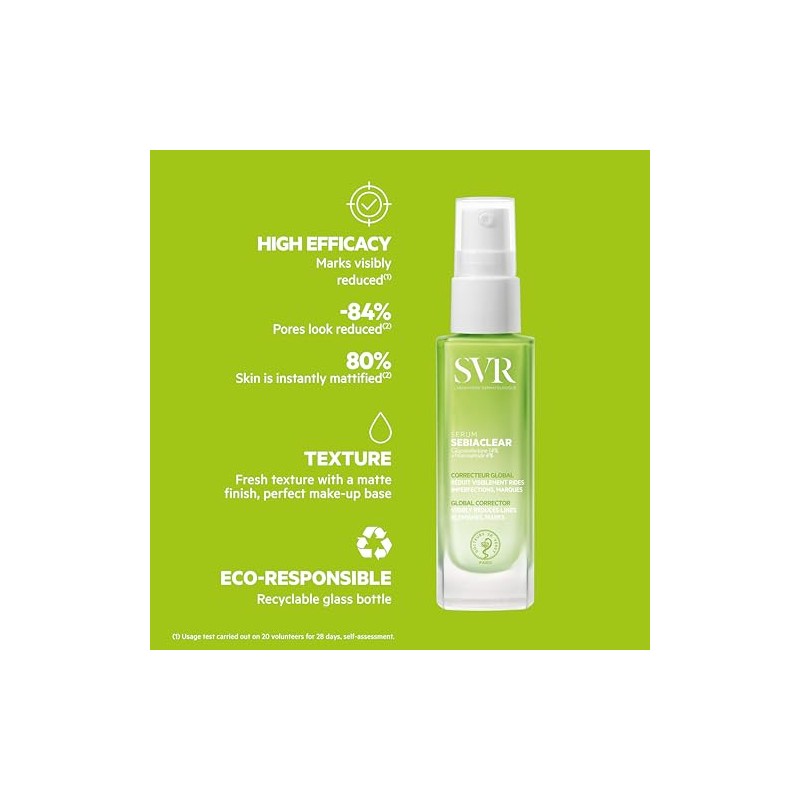SVR Sebiaclear Sérum Anti-Imperfecciones para Piel con Tendencia al Acné,