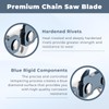 10" Chainsaw Chain Replacement for BAUER 64940 20V Cordless Chainsaw,