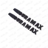 GM 2x Matte Black Allison Transmission Duramax Hood Emblem Badge