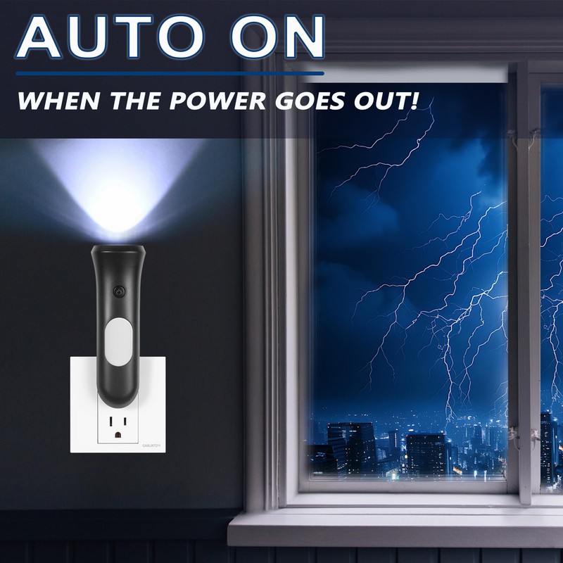 ROSSEX 4 in 1 Emergency Lights for Home Power Failure,