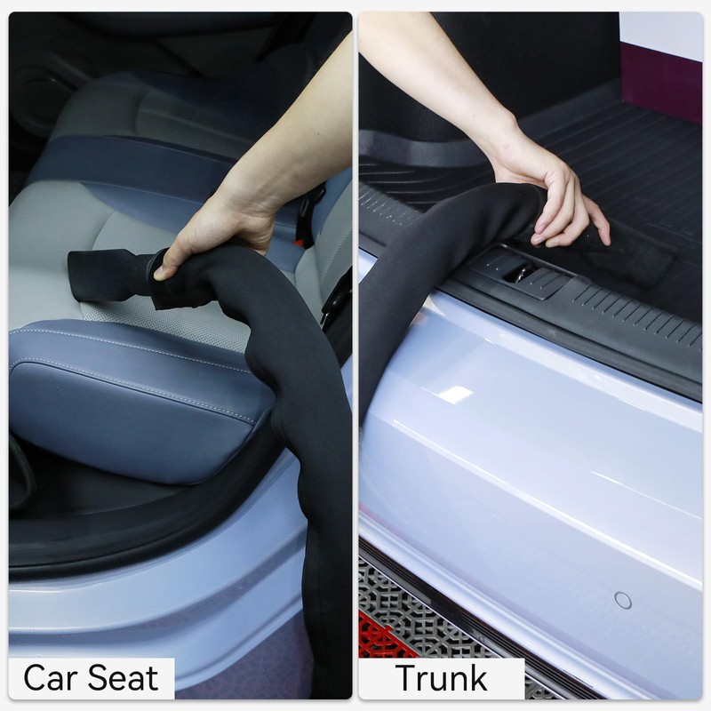 CCTIVED 5.9 Ft Neoprene Shop Vacuum Hose Cover, Wrap-Around Anti-Scratch
