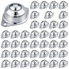 ZORUNNA 40 PCS Conveyor Rollers Bearings, 360° Smooth Low Profile