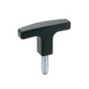 Elesa T-handle, 67 mm length, with M10 thread, 30 mm