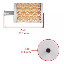 Caltric Gas Fuel Filter In-Tank Fits Yamaha Snowmobile SRV 540 1984-1990 8H5-24560-00-0