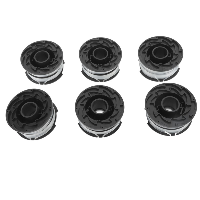 6pcs Weeder Replacement Spool 38.6ft 0.06in String Trimmer Replacement Spool