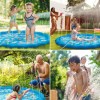 Tuybb Alfombrilla Tapete Agua Fuente Inflable Niños Juguete 170cm