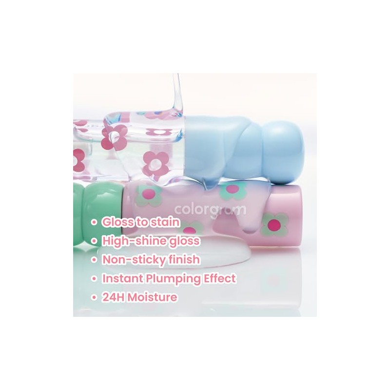 Labial Fruity Glass Tint 12 Buttercup Pink 3gr Rosa