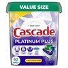 Cascade Platinum Plus Dishwasher Pods, Dishwasher Detergent, Dishwasher Soap, Dish