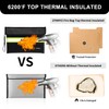 Upgraded Insulated Fire Proof Money Bag for Cash,6200℉ Fireproof&Waterproof Document