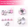 16 Pcs Metal Tins Jar 2 OZ Empty Heart Shaped