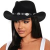 Western Outback Felt Cowboy Hat for Women Cowgirls Fedora Gus