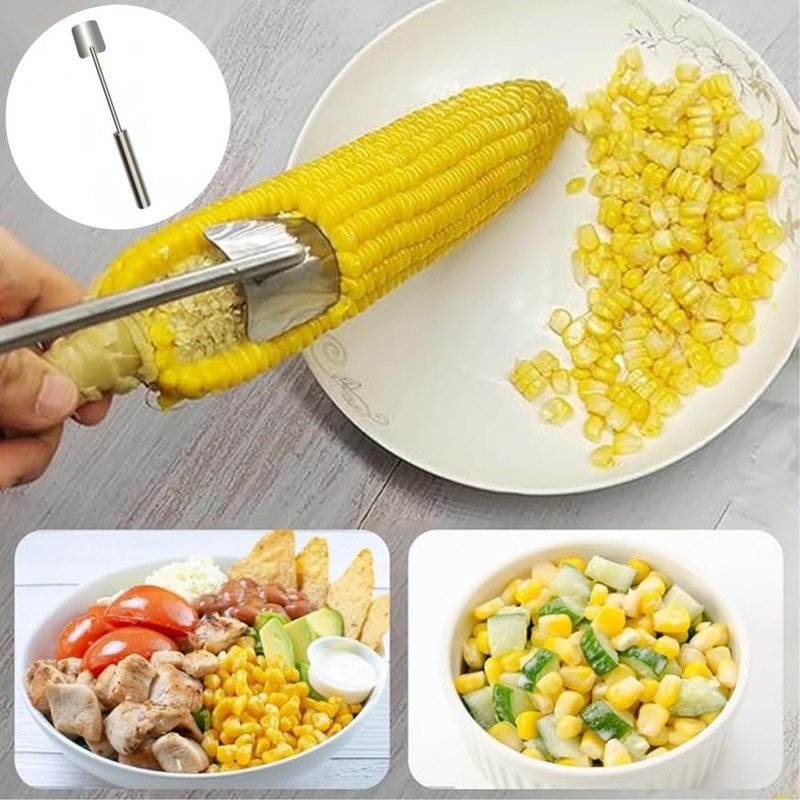 Corn Peeler and Cob Remover Tool, Fast and Safe Kitchen