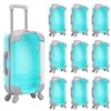 AIOMOB 10 Pack Mini Suitcase Party Favor Box Plastic Suitcase