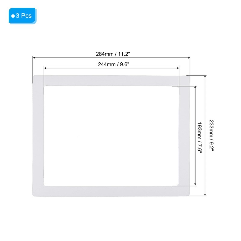 PATIKIL 8x10 Magnetic Picture Frame, 3pcs Magnetic Frame Magnetic Photo