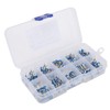 100Pcs Variable Resistor Trimmer Potentiometer Pot Electronic Component RM065 Blue