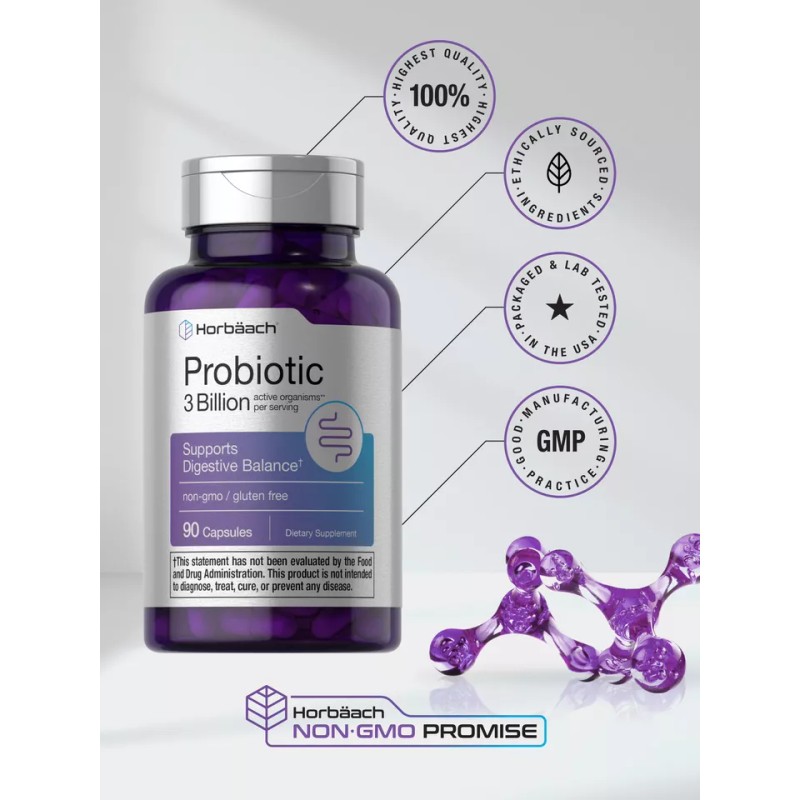 Probiotic for Women & Men | 3 Billion CFU |