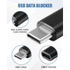 2 Pack USB C Data Blocker, USB C to C