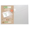 eco-eco A7 95% Recycled Clear Press Stud Popper Wallet, Plastic