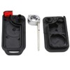 1x Replacement Key Shell with 1 Button Flip Key Car