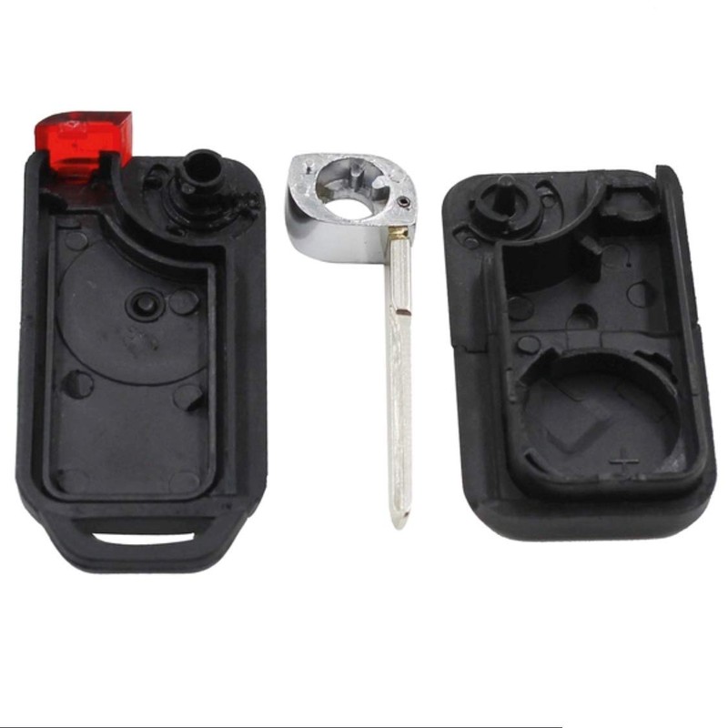 1x Replacement Key Shell with 1 Button Flip Key Car