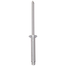 Aluminum Blind Rivet, Meets IFI Grade 11, 0.032"-0.125" Grip Range, 3/32" OD, 0.250" Length, #41 Drill Size (Pack of 100)