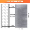 Garage Door Insulation Set Double Bubble Insulation Panels Reflective Aluminum