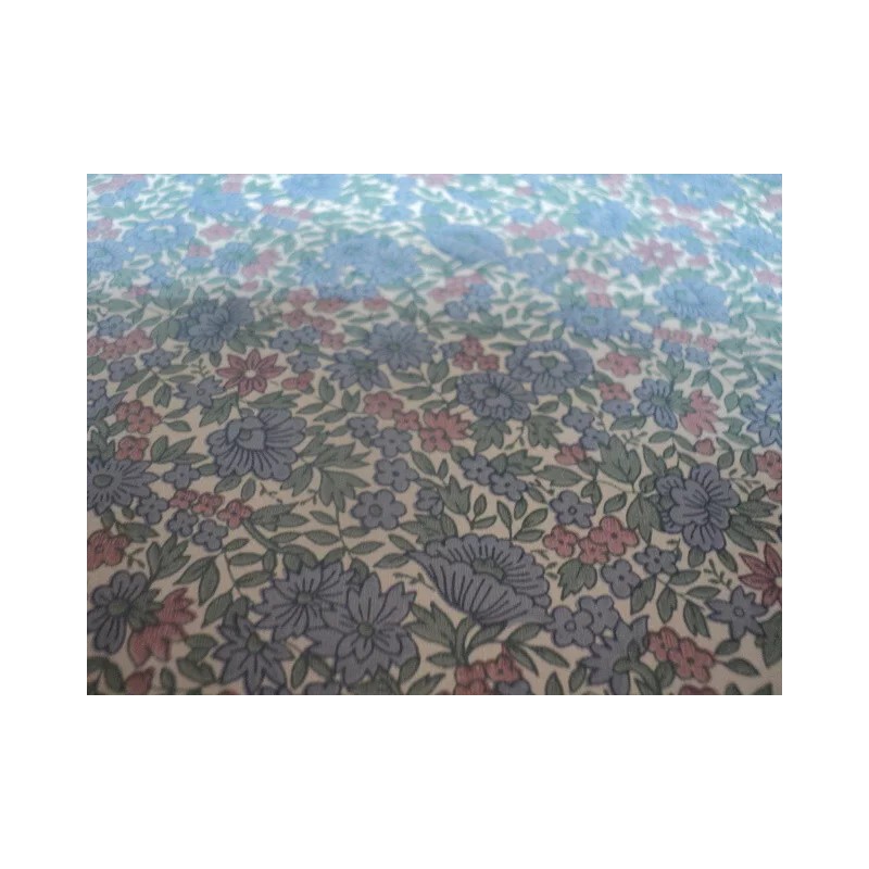 Unbranded DOLLHOUSE WALLPAPER- BLUE FLORAL