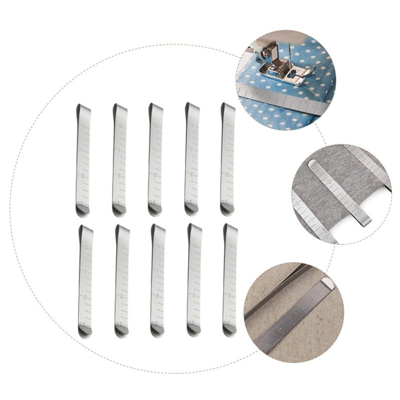 SHINEOFI 10 Pcs Hemming Marking Clips Durable Sewing Clips with