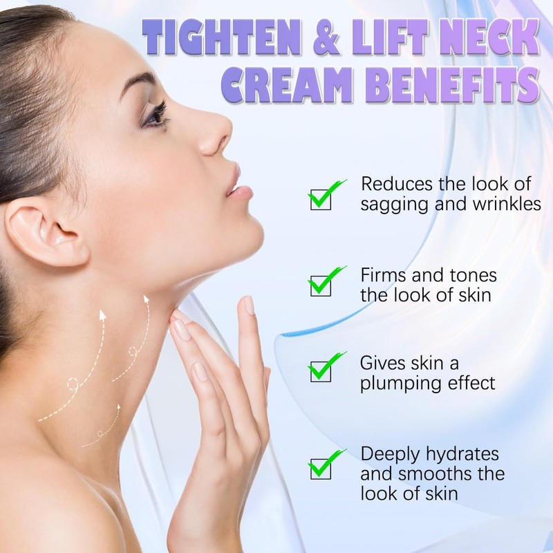 Neck Firming Cream Tightening Lifting Sagging Skin, Tighten & Lift