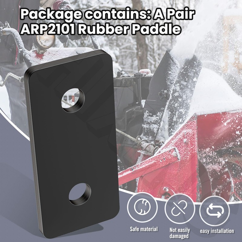 ZHIXING ARP2101 Rubber Paddle Set Black Compatible with EGO Power+