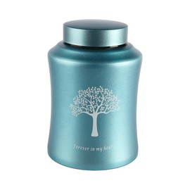 Sarini Memorial Urn Black Decorative Urn Large Human Ashes Funeral Urn,Adult Burial Urn for Adult Male-Female Ashes, Cemetery Burial