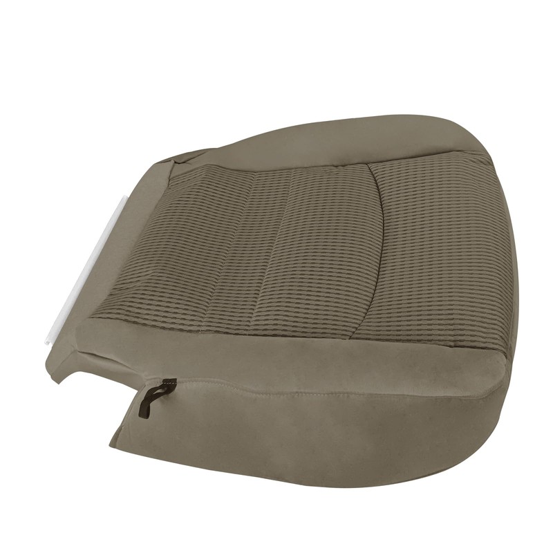 Mievlyo Front Driver Side Bottom Cloth Replacement Seat Cover Tan