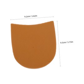 COLLBATH Easy-apply Shoe Sole Repair Heel Plates Slip Stickers for Men Women Heel Repair Pads Boot Rubber
