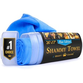 Premium Shammy Cloth for Car Drying - 26”x17” - Super Absorbent Chamois Towel for Car - Scratch-Free, Reusable & Soft