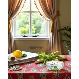 M&SENSE Citronella Candles Outdoor, Large 3 Wick Soy Candle, Summer Candle for Home Scented,Over 40 Hour Burning Time, Relaxing Aromatherapy Candle Gift for Women and Men