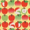 Circle Seal Basic Sticker [apple] RCSB-08