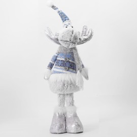 ZestExplorer 23 Inch Christmas Gnomes Decorations Large Handmade Christmas Plush Home Decorations Doll Table Ornaments for Home Indoor Kitchen Centerpieces Xmas Winter Holiday Party (Christmas Moose)