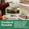 Compostic Home Compostable Resealable Gallon Bags, Microwave & Freezer Safe,
