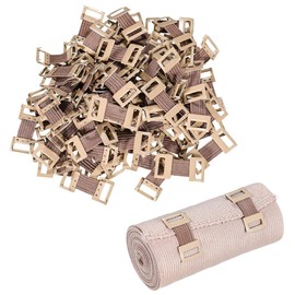 UEAVOID Pack of 50 Elastic Bandage Clips Metal Closures Stretch for Gauze Bandages Bandage Material Various Bandages