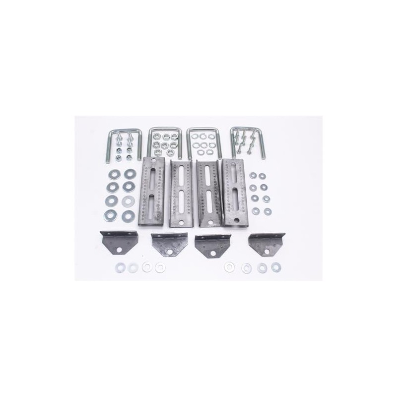 4 x 8" Galvanized Swivel Bunk Bracket Kit Compatible For