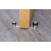 HERRAJES EVI Swivel Door Stop, Large Door Retainer, Stainless Steel,