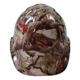 Texas America Safety Company America Camo Cap Style Hydro Dipped Hard Hat - Glow in The Dark