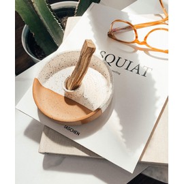 Bursera Terracotta Palo Santo Holder, Tree Planted with Every Order, Ceramic Holder for Palo Santo Sticks, Palo Santo Wood Incense Stick Holder