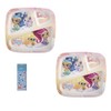 Unique Shimmer and Shine Bundle includes 3-section Kids 8" Melamine