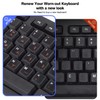 2PCS Russain Keyboard Stickers with Tweezer, Replacement Cyrillic Keyboard Letters