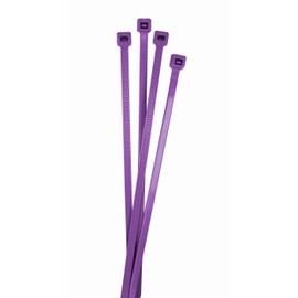 Lumonic 100 x Cable Ties 140 x 3.6 mm I Purple Cable Ties in Industrial Quality I Cable Ties UV Resistant Cable Ties Weatherproof Cable Ties Purple