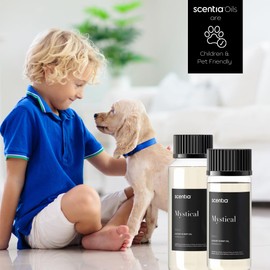 Scentia Mystical Hotel Fragrance Diffuser Oil 120 ml | Luxury Hotel Mystical Diffuser Oil Includes Lemon, Lily, Jasmine, Musk, Raspberry | Aromatherapy Fragrance Oil Scent 120ml